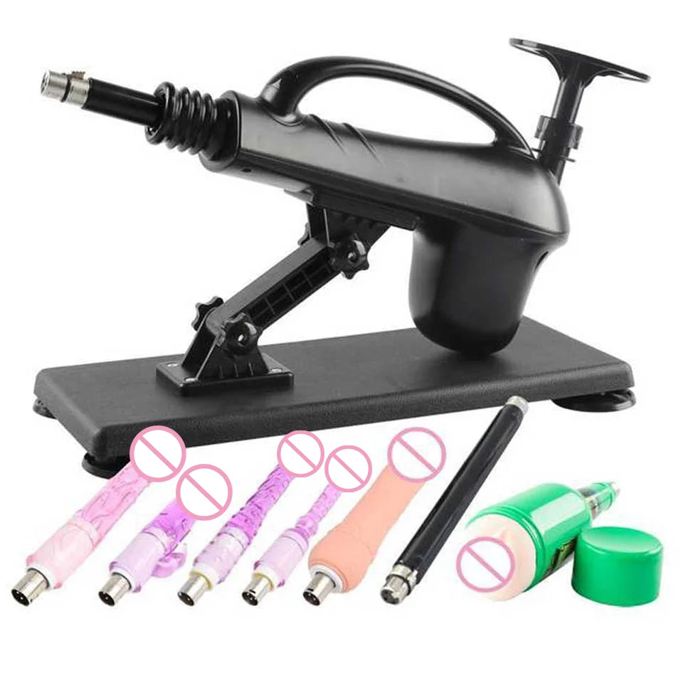 Portable Automatic Sex Machine with Big Dildo