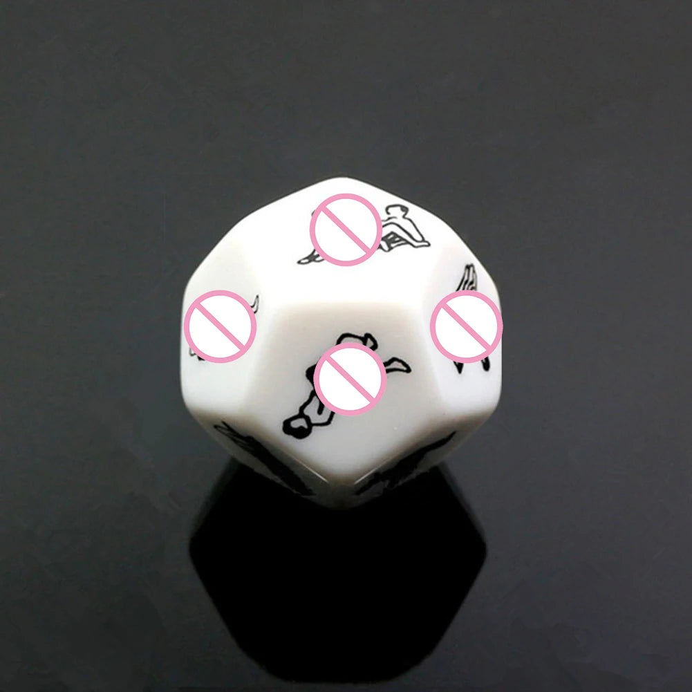 12 Sides Funny Sex Dice and 6 Sides Erotic Craps Sex dice