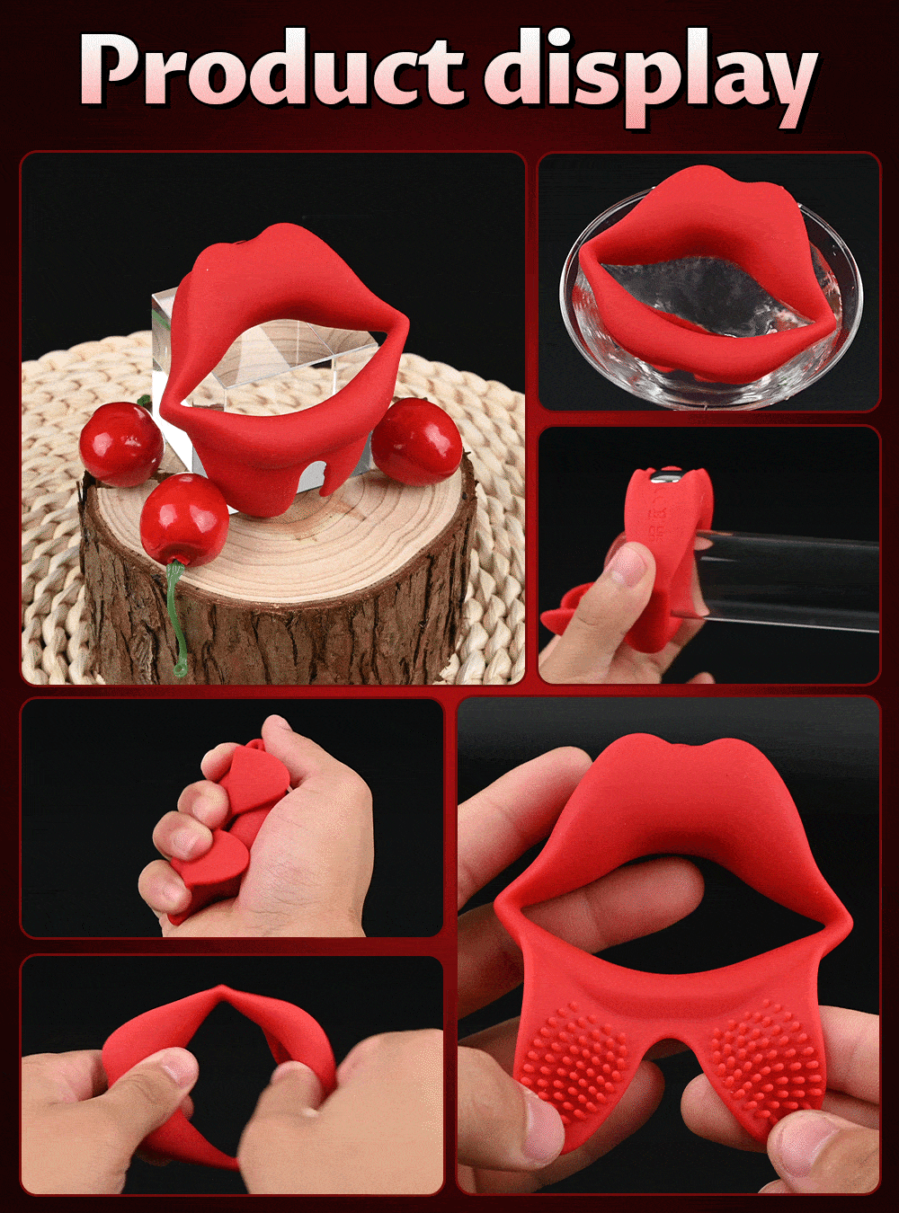 Cock Rings for Man (Vibrating Stimulator Ejaculation Delay)