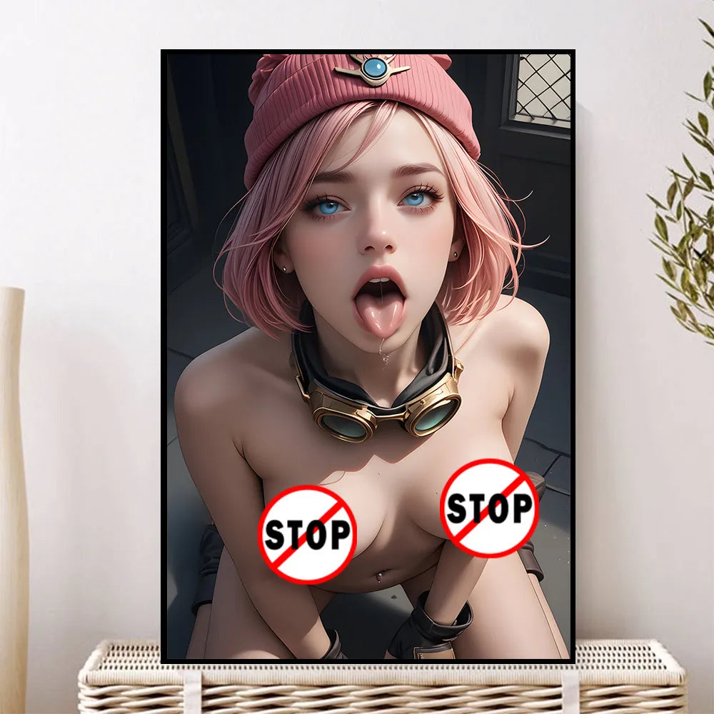 Anime sexy big breasts AI painting