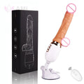 Electric Realistic Heating Dildo Thrusting Vibrator