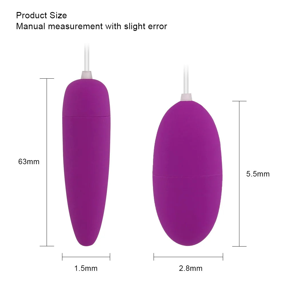 EXVOID Powerful Egg Vibrator Clitoris Sex Toys