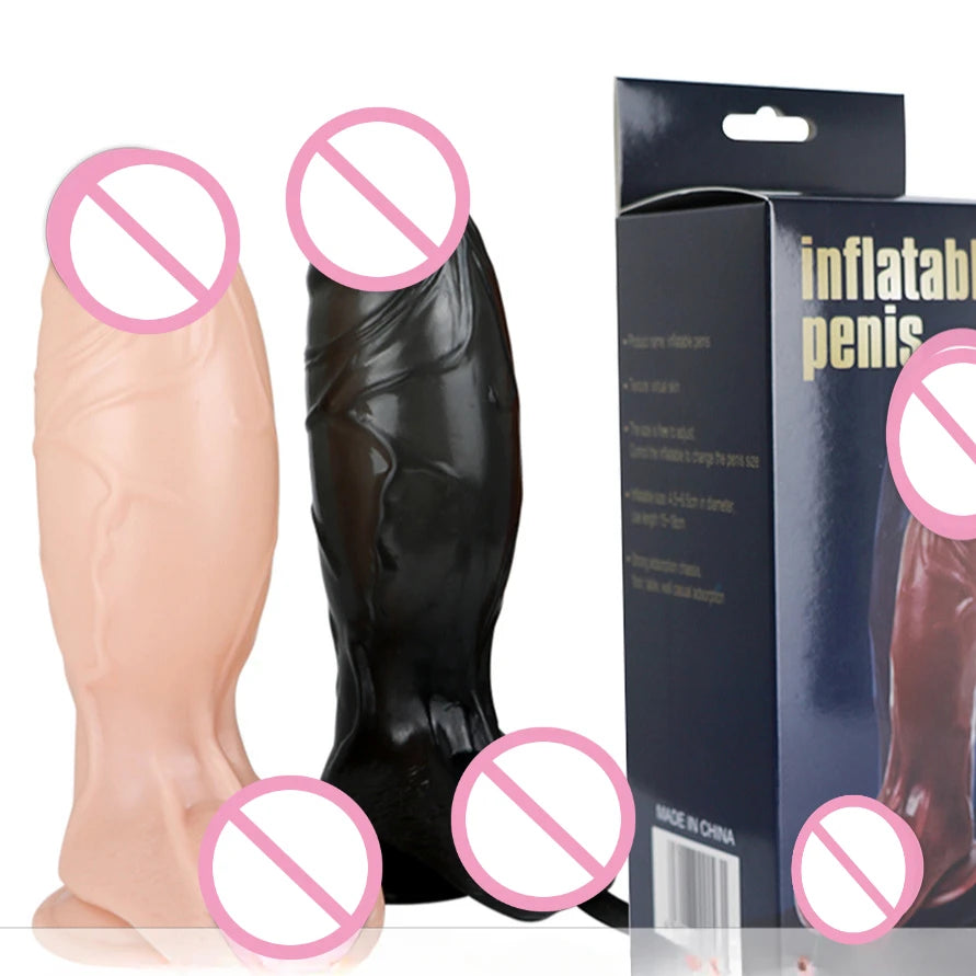 Inflatable Adjustable Size New Realistic Dildos