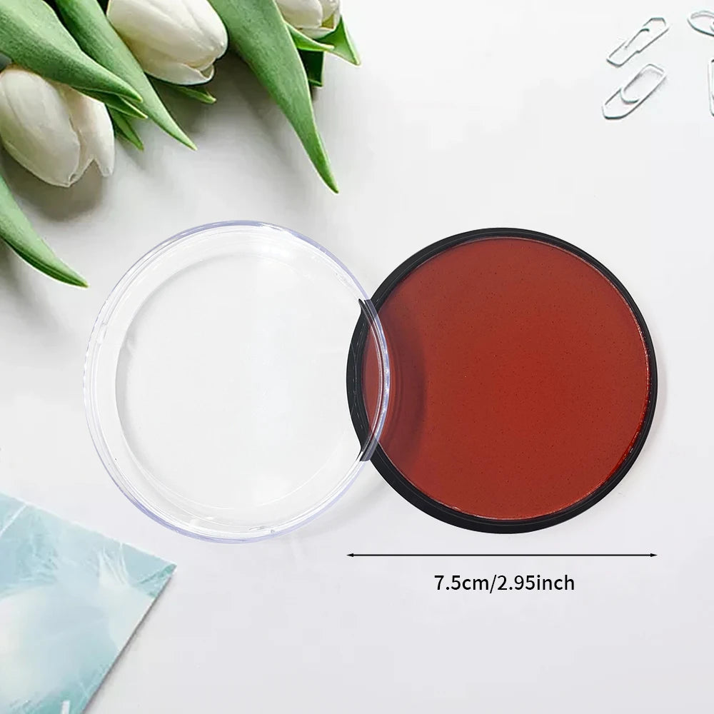 Water Based Face Body Paint Red White Balck, Water Activated Face Painting for Party, Non Toxic Facepaints