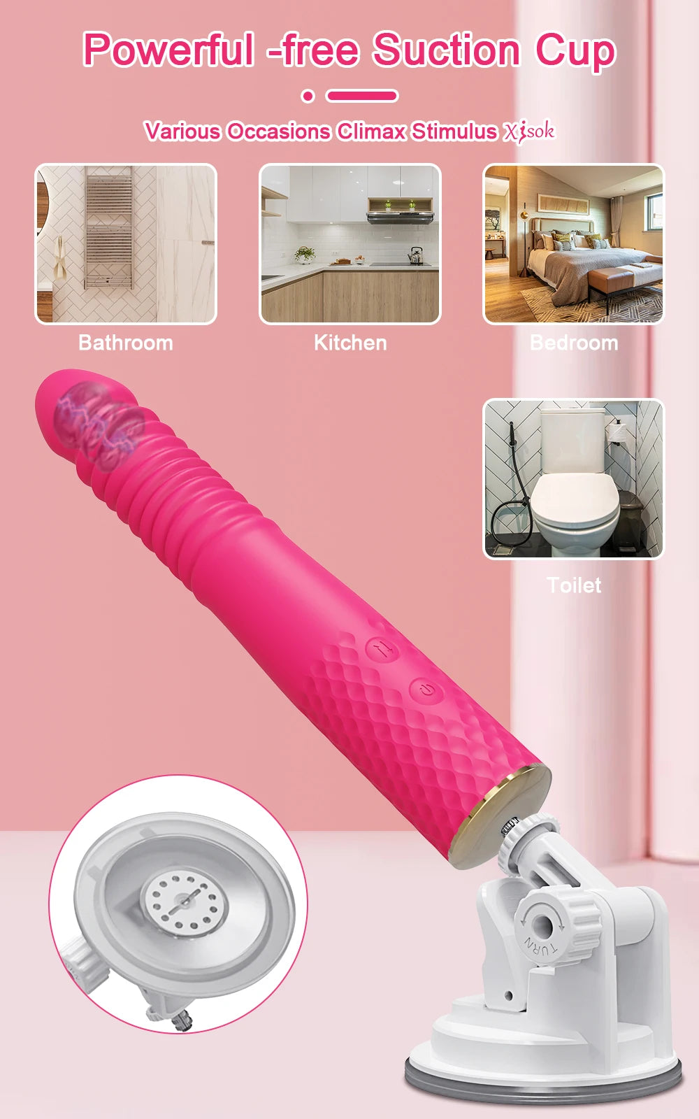 Sex Machine APP Controlled Vibrator (Automatic Up Down)